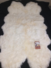 EXTRA LARGE Sheepskin Rug Windward Approx 71" x 44" Inches NEW 100 Genuine
