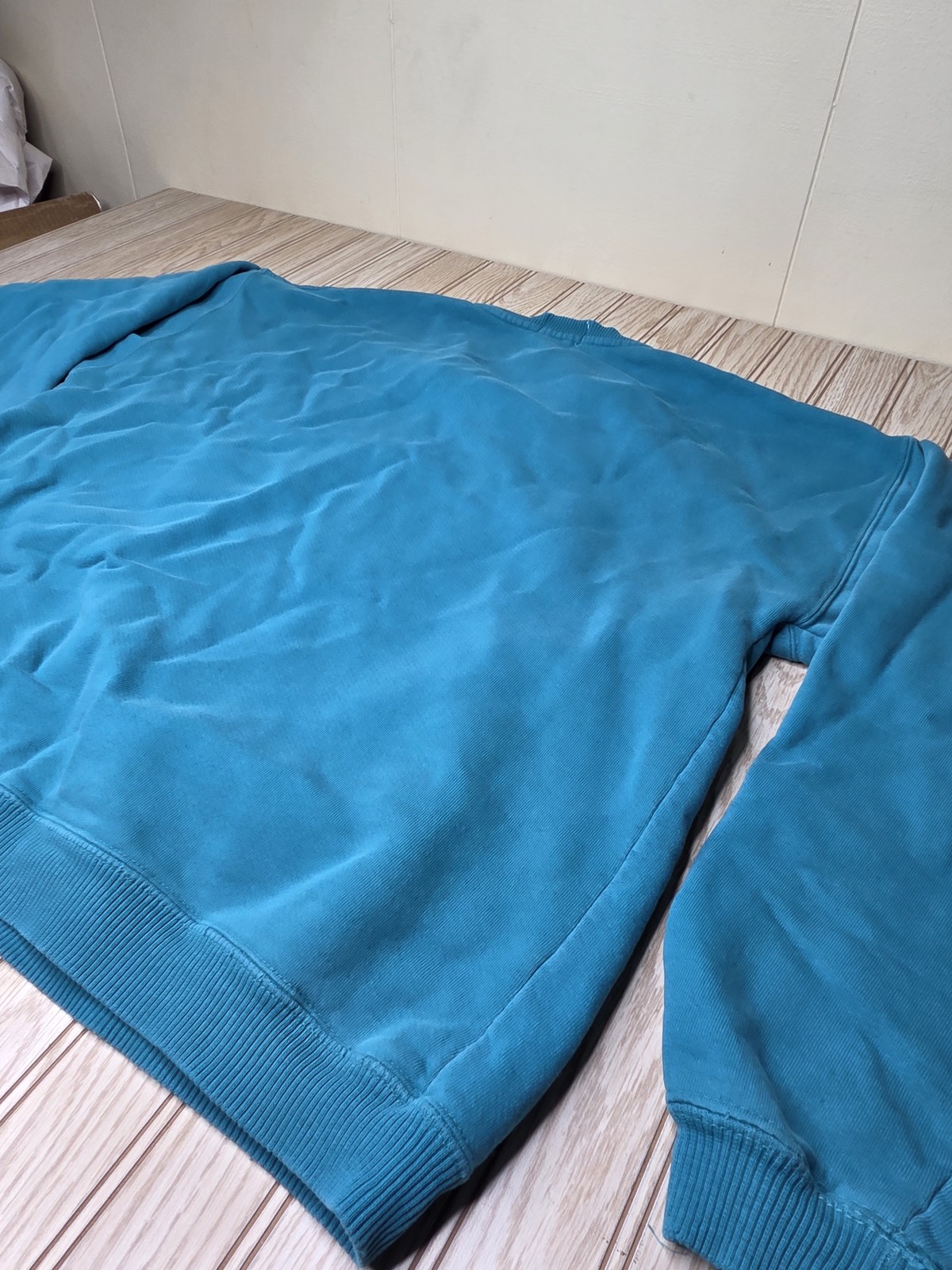 Vintage Izod Lacoste Sweatshirt Men's Large Teal Crewneck Shirt USA thumbnail 14