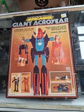 VINTAGE 1978 Mego MICRONAUTS Giant Acroyear Robot Near Complete w/ Box  Papers