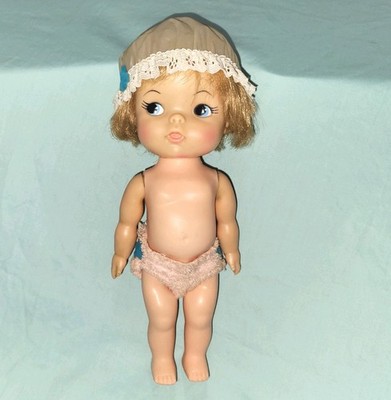 Vintage 1967 Ideal HONEYBALL Doll RARE Bathtub Bath N' Shower Bathing Cap Outfit