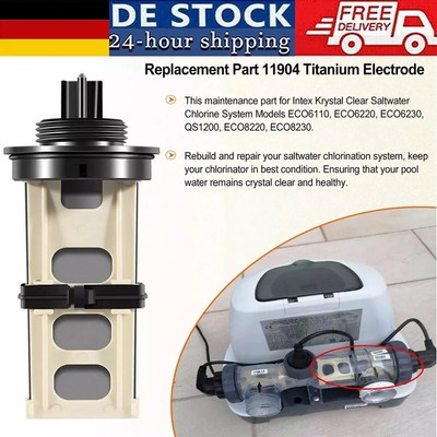 Replacement Intex 11904 Titanium Electrode For Saltwater System 28669/28670