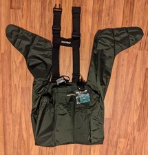 Fly Tech Nylon Stocking Foot Chest Wader Size Small Model #F410 Gravel Guards