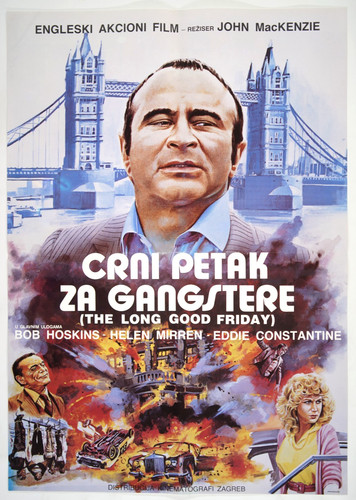 THE LONG GOOD FRIDAY / RACKET Orig YU movie poster 1980 BOB HOSKINS HELEN MIRREN