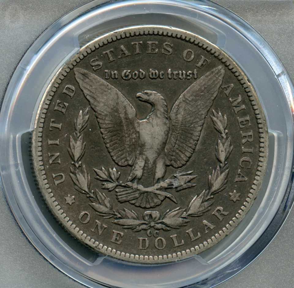1893 CC Morgan Silver Dollar PCGS F 12 - Image 4 of 4