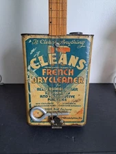 Vintage 3 String Cleans Can Cigar Box Guitar. Lazy B Original.