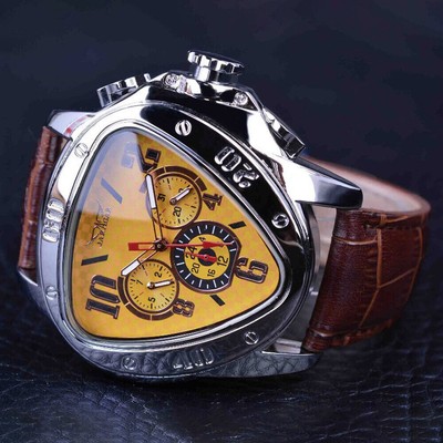 JARAGAR Dreieck Mode Herren Sportuhr Automatik Mechanische Armbanduhren