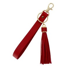 PU Leather Wristlet Strap with Tassel, Keychain Lanyard Hands-free for daily use