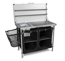 KAMPA DOMETIC CHIEFTAIN FIELD KITCHEN TABLE CAMPING STORAGE & COOKING STAND