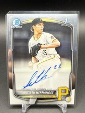 Seth Hernandez 2025 Bowman Draft #CPA-SH 1st Prospect Autograph On Card  [AUTO]