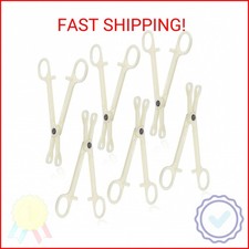 Piercing Clamps - Autdor 25Pcs Piercing Forceps Rounded Slotted Disposable Pierc