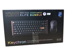 Keychron K2 HE Rapid Trigger Wireless Elite Bundle, Magnetic Switch, Wood Trim