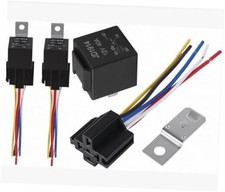 JD1914 1V 40A Automotive Relay Kit, 5-Pin SPDT with Wire Harness, Heavy Duty 2