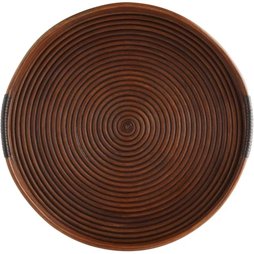 Cyan Design 11718 Papeete Brown Tray, Small - Picture 6 of 7
