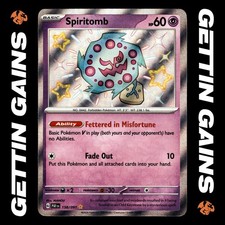 Spiritomb - 158/091 - Baby Shiny - Paldean Fates - Pokemon Card - NM/M on eBay