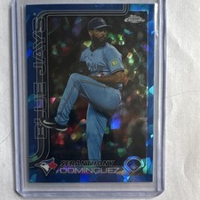 Topps Chrome Update Sapphire Seranthony Dominguez Blue Jays Card #USC100
