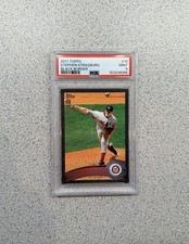2011 Topps Baseball #10 Stephen Strasburg Black Parallel /60 PSA 9 Mint LOW POP