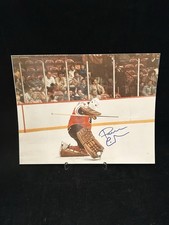 PELLE LINDBERGH Signed Autographed 8x10 Photo Philadelphia Flyers RARE PSA COA