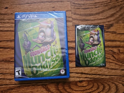 Oddworld Munch's Oddysee PS Vita Limited Run Games NEW SEALED With Card