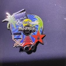 Hard Rock Cafe Los Angeles Core 3D Collage Pin