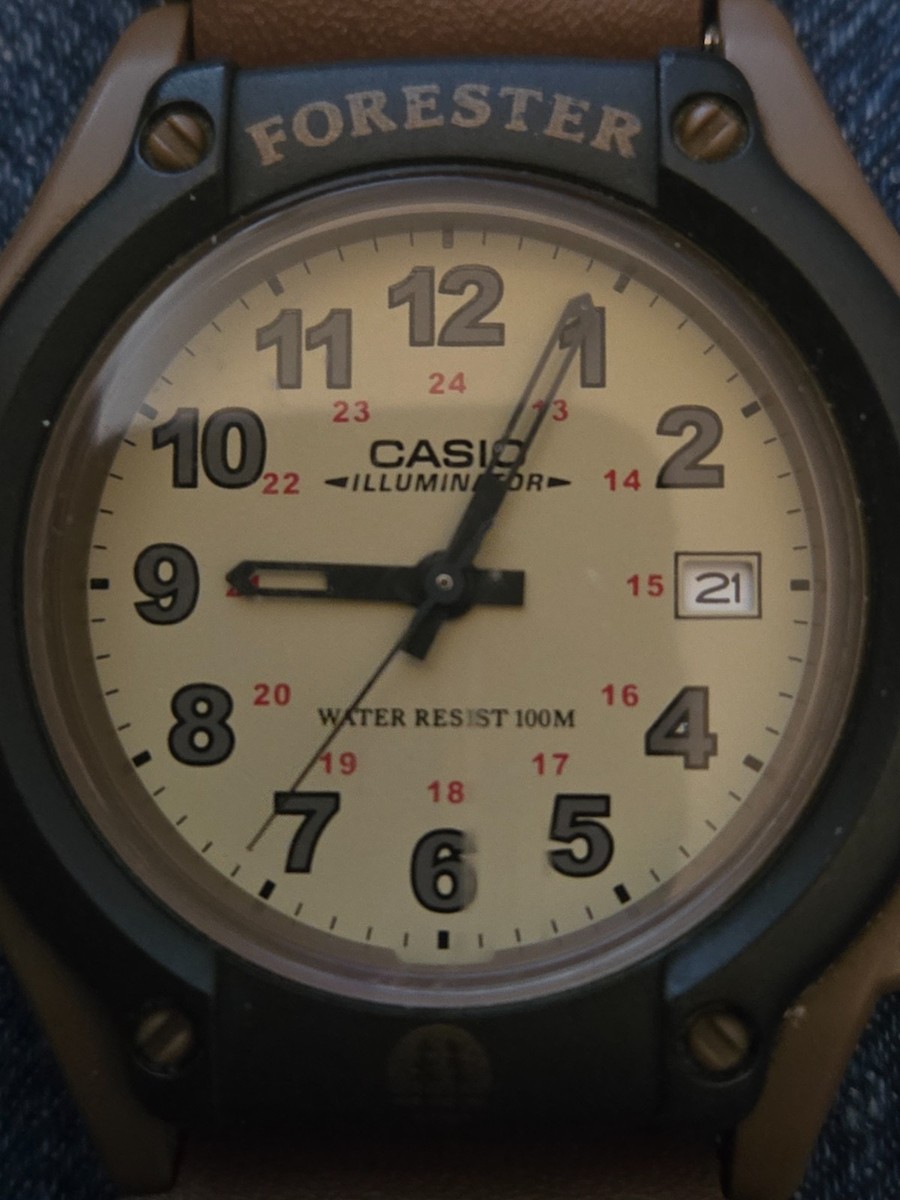 Brown 10in length, Casio Forester FT-500WC-5BVCF Men display picture 2