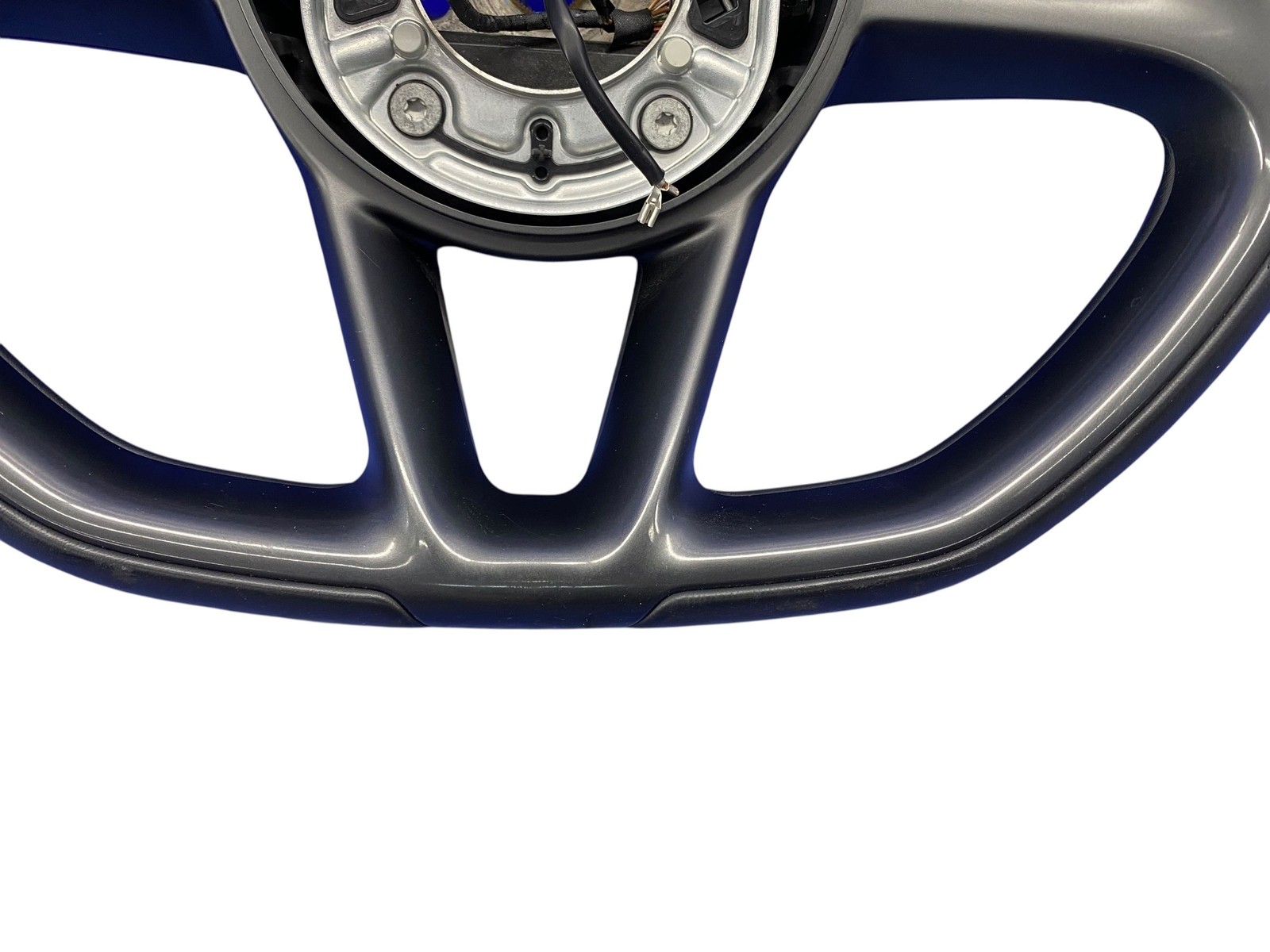 2018-2023 MCLAREN 720S FRONT LEFT DRIVER STEERING WHEEL BLACK LEATHER *SCRATCH*