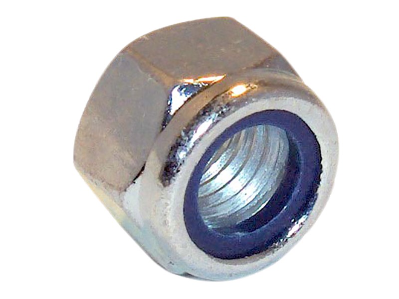 ForgeFix FORNYLOC6M Hexagon Nut & Nylon Insert ZP M6 Bag 100 | - Image 3
