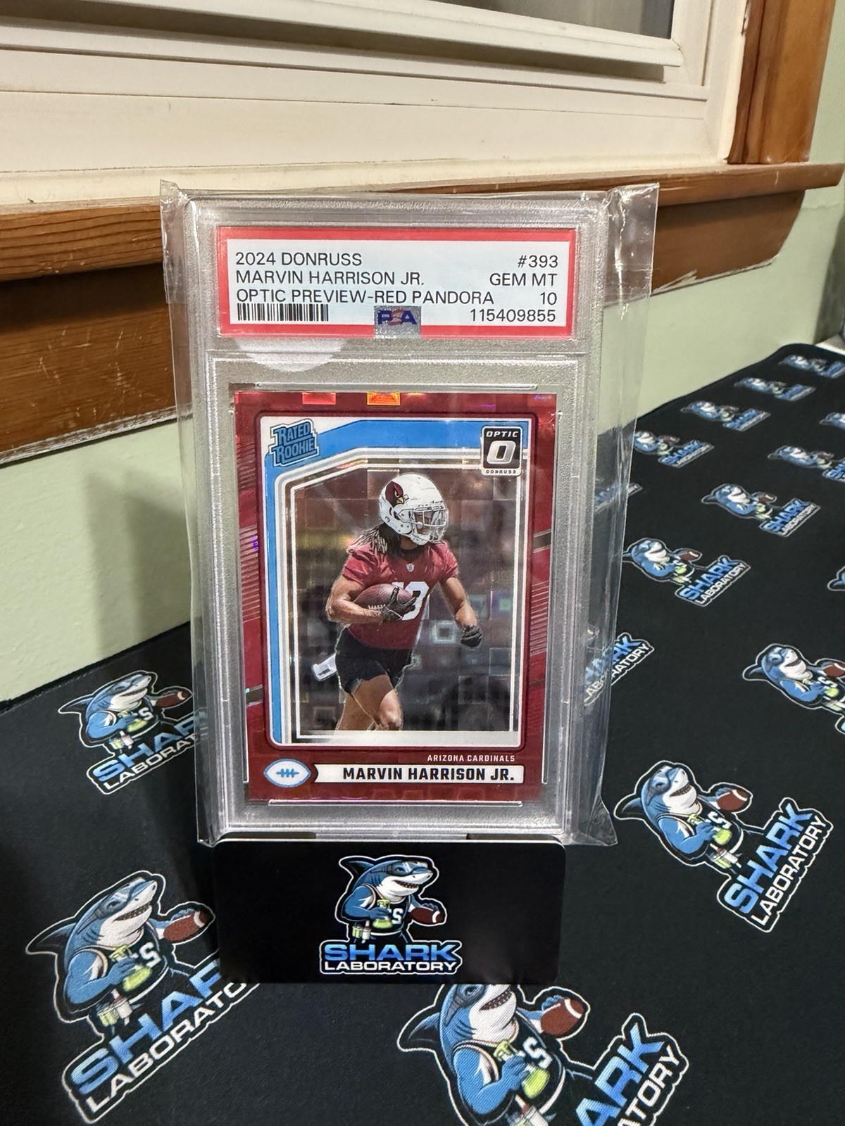 2024 Donruss - Rookie Marvin Harrison Jr. Optic Preview Red Pandora Prizm (RC)