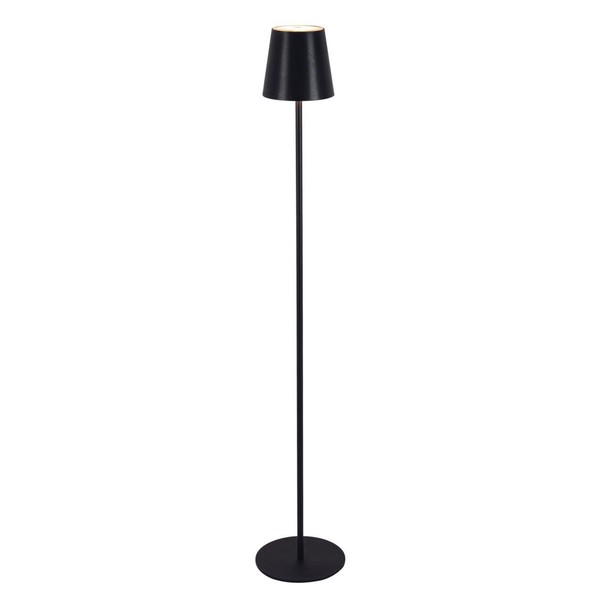 Led-Stehleuchte - Schwarz - Dimmbar - 130 Cm Hoch-image