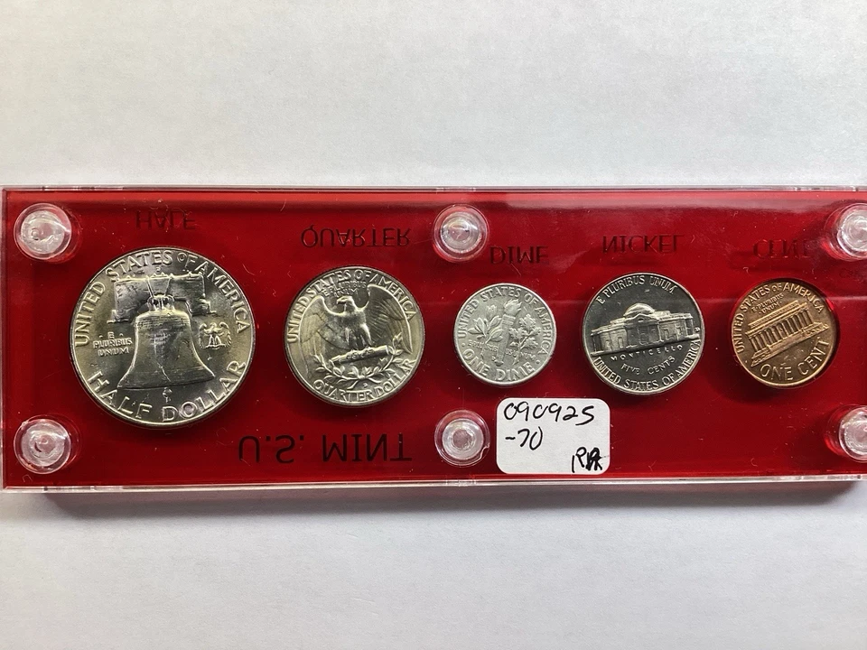 1961 D only US Mint Uncirculated Silver Set In Capital Holder 09092570ra - Image 4 of 4