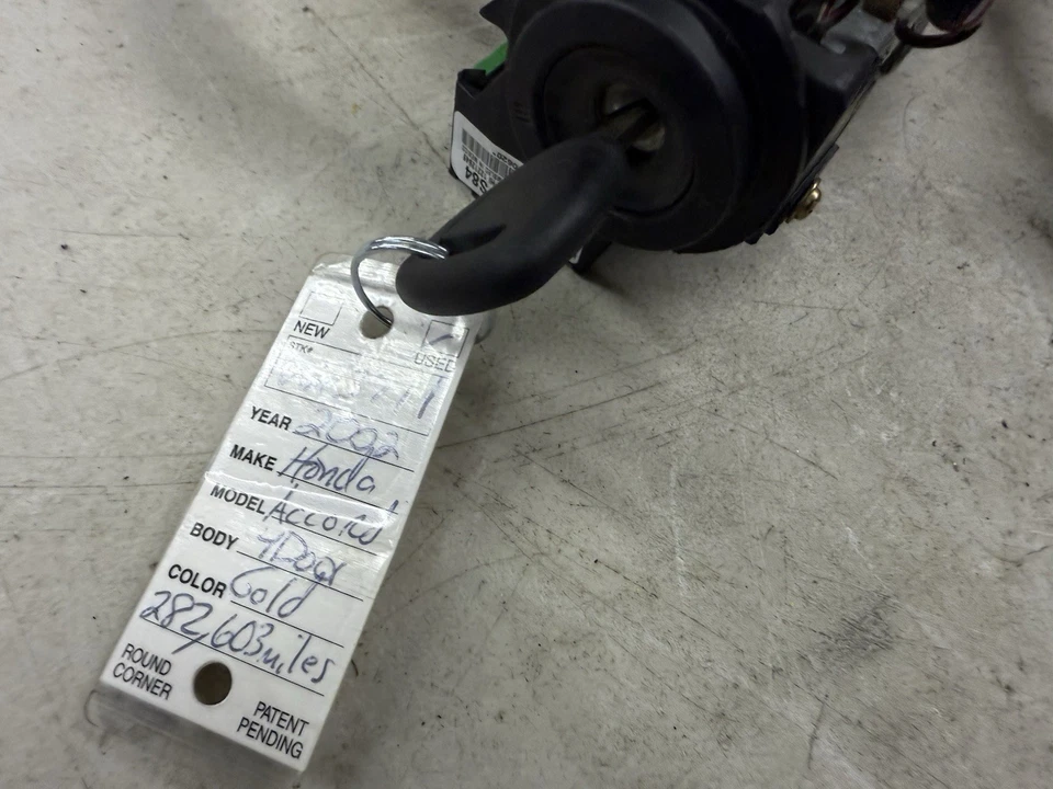Cilindro interruptor de encendido Honda Accord 2002 con llave 1998-2002 OEM Foto 3 de 4