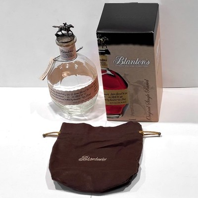 Blanton s Empty Bottle 750mL, Box, Bag, Horse Cork Topper S, 6-23-21