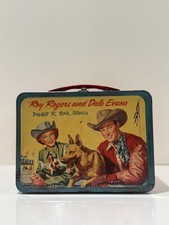 1950'S ROY ROGERS AND DALE EVANS DOUBLE R BAR RANCH LUNCH BOX