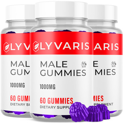 (3 Pack) Lyvaris Male Gummys Advanced Male Health Support Supplement 180 Gummies