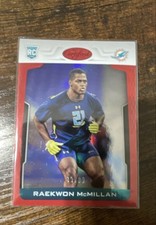 2017 Panini Certified - Rookies Raekwon McMillan #186 Mirror Red /99 (RC)