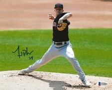 Zach Plesac signed Cleveland Indians 8x10 photo #12 Beckett Witnessed