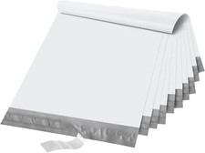 100 - 12x15.5 Tuff Poly Mailers Envelope Bags 2.5 Mil Thick 12" x 15.5" 100 Pac