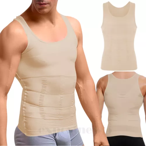 Chaleco corrector de postura modelador corporal adelgazante para hombre Camisa de compresión abdominal Prendas para el torso - Imagen 10 de 15