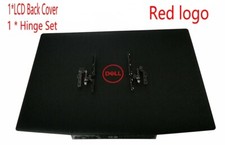 New For Dell G3 15 3500 / Dell G3 15 3590 LCD Back Cover Hinge Set Red Logo