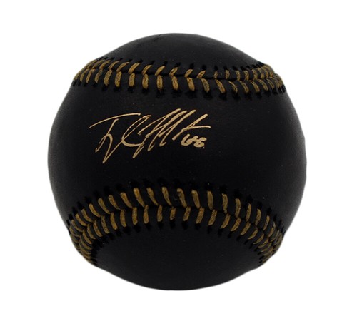 Tyler Matzek Signed Atlanta Braves Rawlings OML Black MLB Baseball - 第 1/3 張圖片
