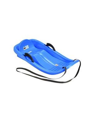 KHW Kinder Rodel Snow Bird de Luxe Schlitten Bob Schnee blau