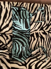 Women's large 12-14 black and teal bikini top Nwt shade  Shore