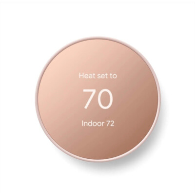 Google Nest Thermostat - Smart Thermostat for Home - Programmable Wifi New Sand