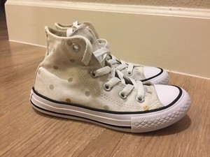 junior white converse high tops