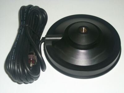 Jetstream JTM6 - HD - 5.5'' Black 3/8 x 24 Threaded Mobile Magnetic Antenna Mount