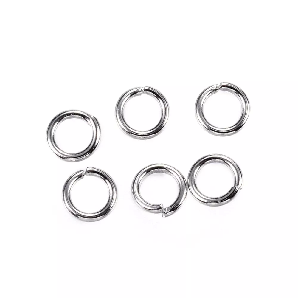 Stainless Steel Jump Rings 100pcs 4mm Split Rings BULK Silver Rings for  Charms