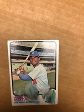 One-of-One THE ULTIMATE SMUDGE CARD!!!  1973 Topps Manny Mota #412