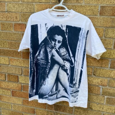 Vintage 90s Absolute Silver Screen Movie Promo T Shirt Medium