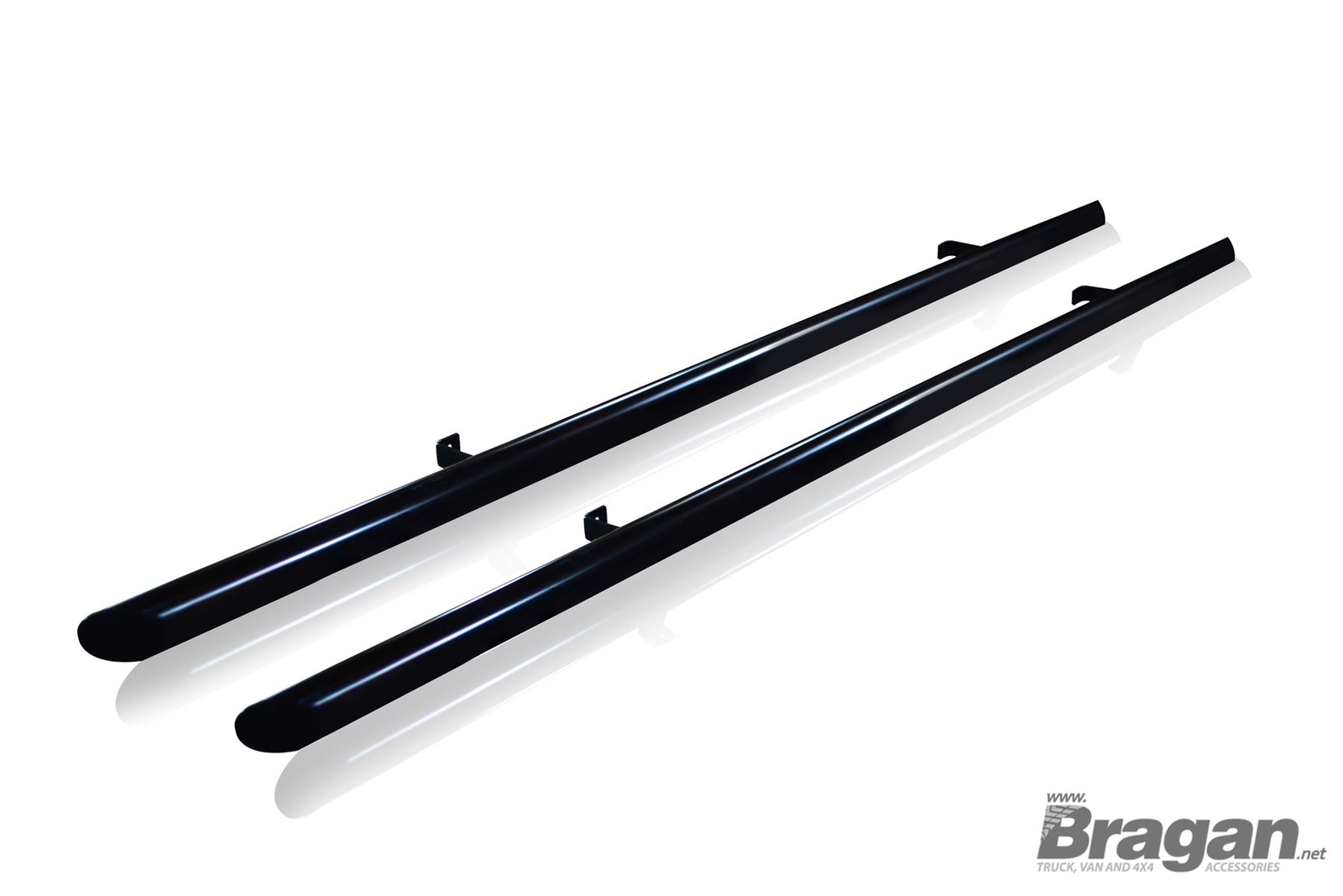 Side Bars For Mercedes Sprinter SWB 2018+ Stainless BLACK Steel Tube
