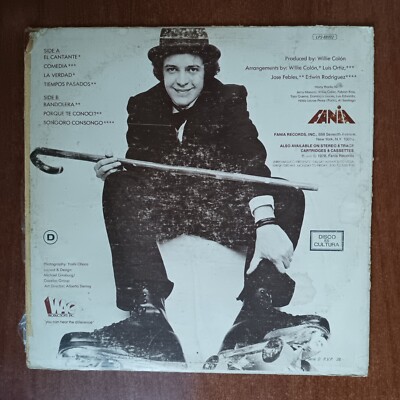 Hector Lavoe ‎– Comedia [1978] Vinyl LP Latin Salsa Fania