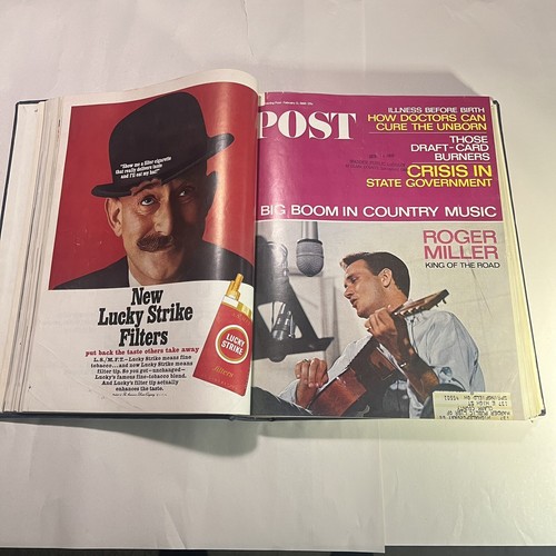 Saturday Evening Post Bound Magazine Hardcover Book Vol 239 January - March 1966 - Picture 10 of 23